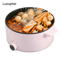 Kuchenka elektryczna patelnia gorący kociołek ogrzewanie Pan Cook Fry gulasz Steam dla 2-4 osób Self Service kuchenka prezent akademik 3